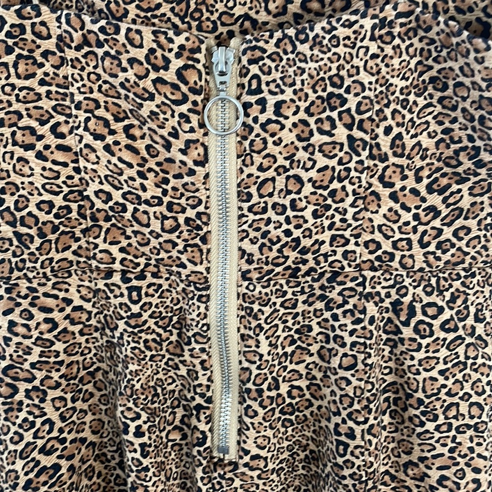 Urban Outfitters leopard mini dress Size 2 - Picture 9 of 12